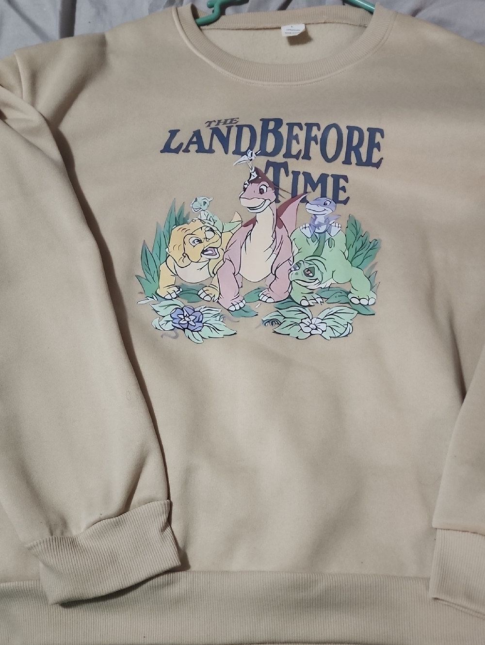 The Land Before Time Graphic Sweatshirt - Beige